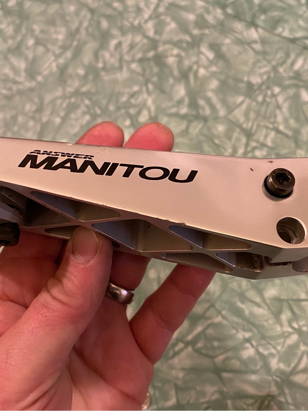 Nice Rare Vintage 1990’s CNC Aluminum Answer/Manitou 1/8 Threadless Stem